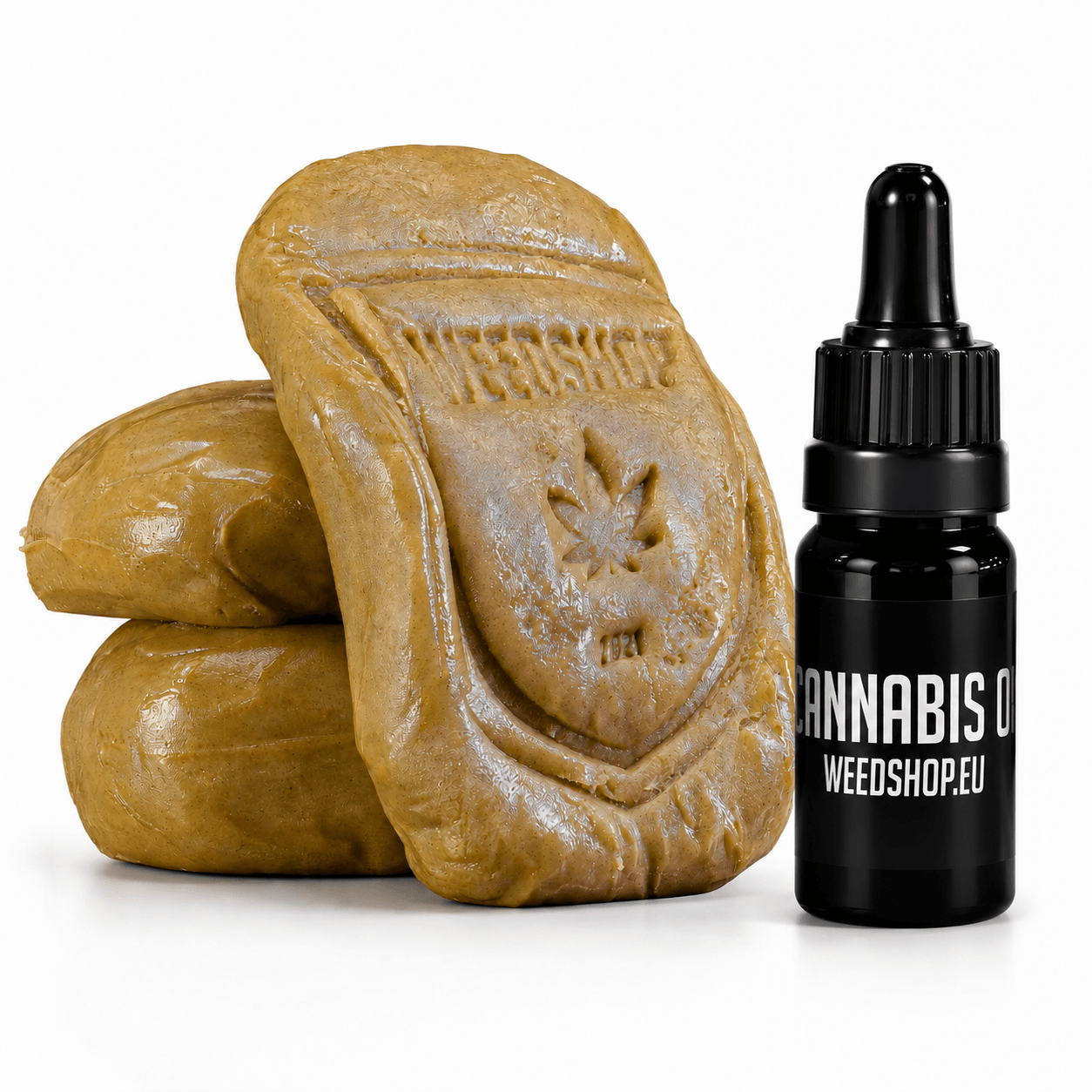 CBD oil and Piatella THCA hash bundle