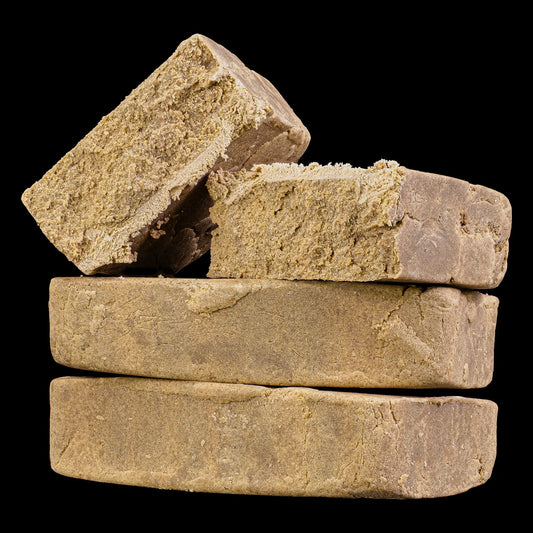 thca hash dry sift bricks